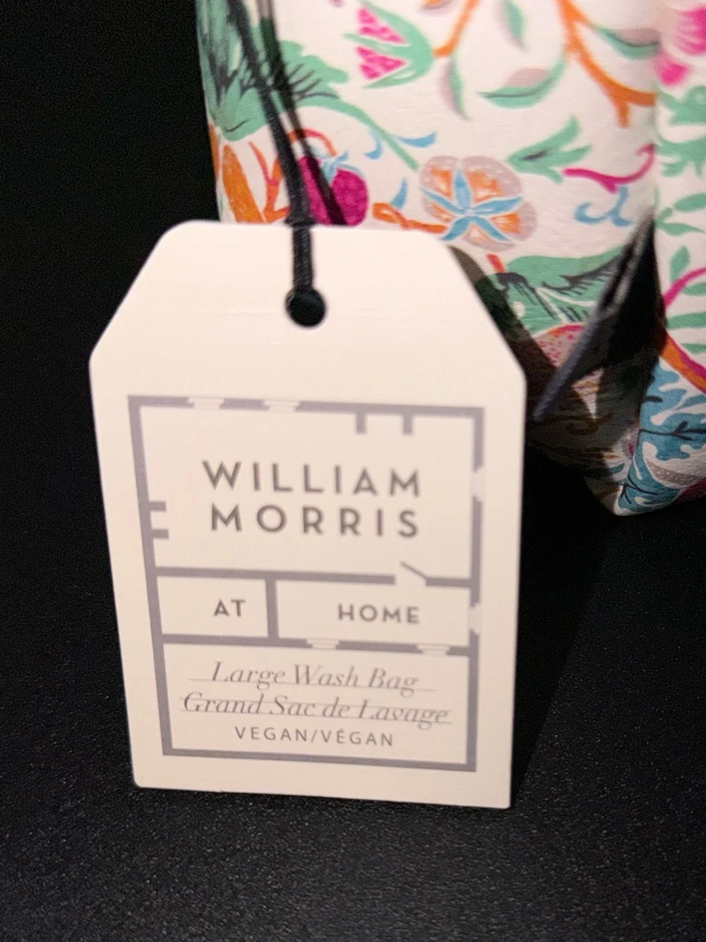 William Morris At Home Strawberry Thief Wash Bag NWT